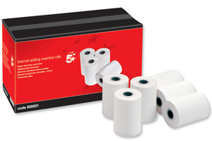 5 Printer rolls for use with internal printer on BEA 150 / 250 / 350 units