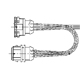 1684463342 - 3 way adapter cable Amp type