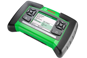 Handheld ECU Diagnostic tester. Lightweight, compact embedded tool with 3.5 inch colour display using ESI[Tronic] software