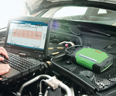 Versatile solution to worksop diagnostics with a lightweight toughbook