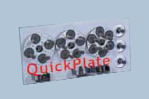 Set of QuickPlates (4-, 5- and 6-holes-plates)