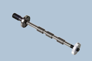 Centering shaft (∅ 10 mm) for conical shaft gripping length 177 mm