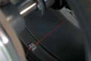 Laser pointer with lighting system